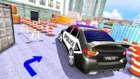 एडवांस पुलिस कार पार्किंग गेम 3 डी: डरावना स्टंट Screen Shot 0