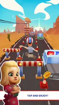 Princess Subway Bike Runner Screen Shot 2