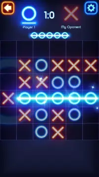 Tic Tac Toe Glow Screen Shot 3