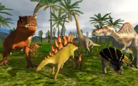 Dinosaur simulator 2019 - Jurassic island wars Screen Shot 0