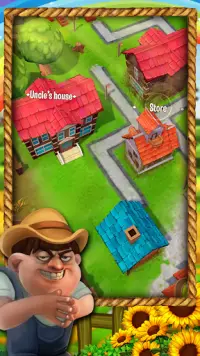 Jane's Village - Farm Fixer Upper Match 3 Game Screen Shot 1