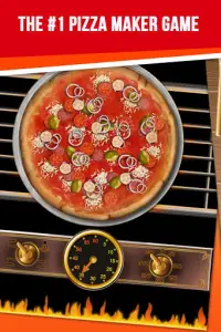 لعبة بيتزا - Pizza Maker Game Screen Shot 0