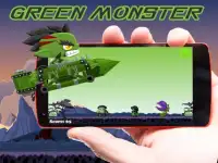 Green Monster Fly Adventure Screen Shot 0