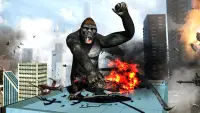 Gorilla Ropehero Gangster Crime City Flying Hero Screen Shot 0
