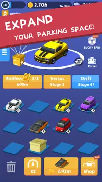 fusionar coche, drift racing Screen Shot 0