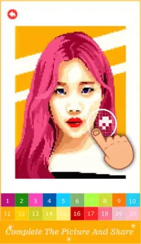 Pixel Art KPOP Color By Number Screen Shot 5