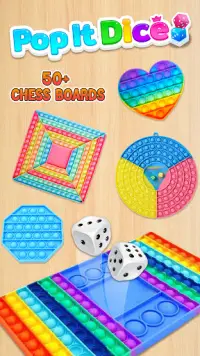 Pop It Chess - Pop It Dice 3D Screen Shot 0