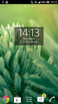 Digital Clock Widget Xperia Screen Shot 5