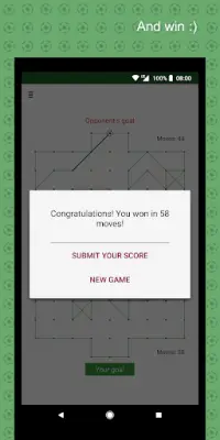 Paper Football (Logic game) Screen Shot 3