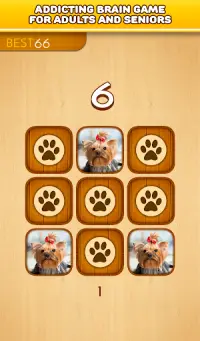 Jogos da memória - Cães - Quebra-cabeças Screen Shot 5