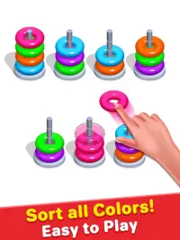 Color Hoop Sort - Sort it Puzzle - Hoop Stack Screen Shot 4