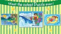 jigsaw puzzles kids : boy girl Screen Shot 1