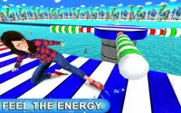 cascadeur légendaire courir 3D: jeu de parc aquati Screen Shot 0