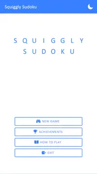 Squiggly Sudoku Screen Shot 0