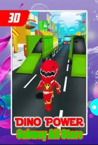 Subway Power Dino Ninja Dash Screen Shot 2