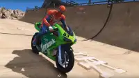 Super Hero Extreme Bike Stunt Subway Master Screen Shot 0