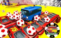super héros voiture de course: jeu cascade gratuit Screen Shot 2