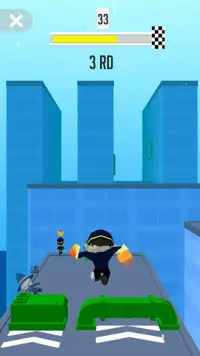 Run Parkour Race 3D - Freerun Rooftop Parker Games Screen Shot 1