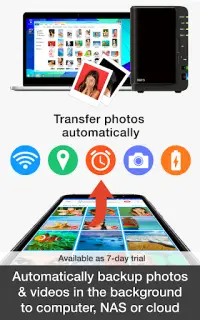 PhotoSync – transfer and backup photos & videos Screen Shot 1