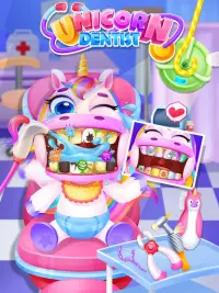 Unicorn Dentist - Rainbow Pony Beauty Salon Screen Shot 0