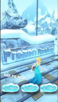 New Subway Frozen ; ice Princess serf Rush subway Screen Shot 0