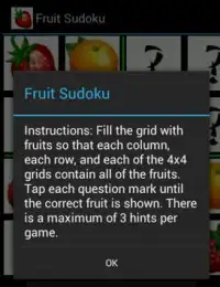 Fruit Sudoku Screen Shot 1