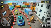 एडवांस पुलिस कार पार्किंग गेम 3 डी: डरावना स्टंट Screen Shot 6