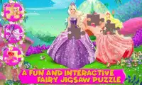 Fairy Princess Puzzle: Toddlers Jigsaw Images Game Screen Shot 4