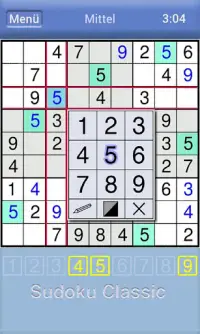 Klassische Sudoku Screen Shot 0