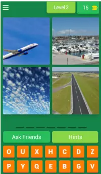 4 Pictures 1 Word - Quiz Game Screen Shot 2