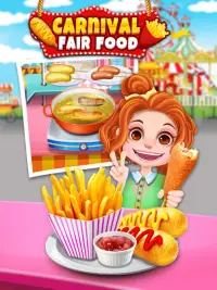 Carnival Fair Food Fever - Yummy Food Maker Screen Shot 0