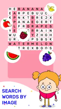 Kids Word Search Games Puzzle Screen Shot 2