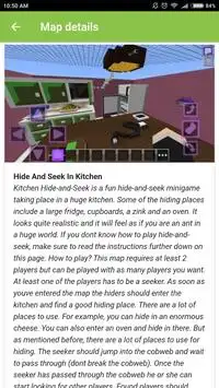 Hide n seek maps for MCPE Screen Shot 13