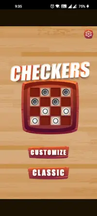 Checkers 2 player Screen Shot 0