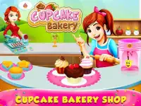 カップケーキ ベーカリー ショップ -  子供たち フード メーカー ゲーム Screen Shot 0