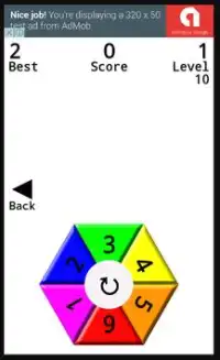 1 to 6 - Number & Colour Game Screen Shot 1