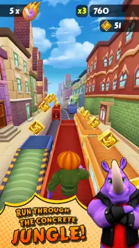 Rhinbo - Runner Game Screen Shot 2