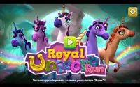Royal Unicorn Runner: 3D Horse Run Dash attack Screen Shot 0