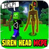 Siren Head [Horror] Mod for Minecraft PE