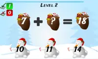 数学 -  クリスマスゲーム無料 - 算数ドリル Screen Shot 6