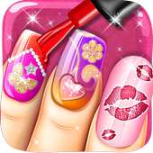 Valentine Princess Nail Art Fashion Salon