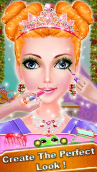 Royal Princess Makeover Salon For Christmas Screen Shot 2