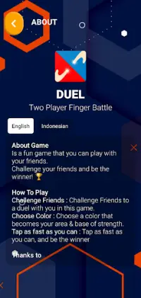 DUEL: Two Player Finger Battle Screen Shot 2