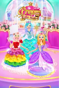 Rainbow Princess Cake Maker - Kids Cooking Games Screen Shot 5