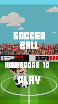 Soccer Blocky Ball Juggling Screen Shot 1