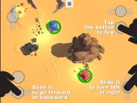 Tanks 3D for 2 players on 1 device - split screen Screen Shot 6