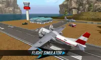 Fliegen Simulator 2017 - Flugzeug Flug Pilot 3D Screen Shot 0