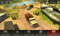 US Military Truck Drive: Army Vehicle Driving 2018 Screen Shot 0