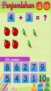 Game Edukasi Anak - Mudah Belajar Angka Berhitung Screen Shot 4