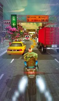 Subway Moto Rider Screen Shot 6